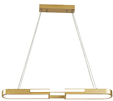 Jadssox Candelabro de 3 luces 84W LED Lámpara colgante de luz colgante, Pantalla acrílica Sala de estar Luminaria de techo, Comedor Candelabros de hotel Lámparas suspendidas de dormitorio, 40 + 50 + 6