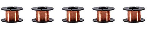 Magnetdraht, 5 Stück, 0,1 Mm, Emaillierter Kupferdraht, Magnetwickeldraht, Emaillierter Reparaturdraht Zum Verbinden Oder Löten, Länge 12 M