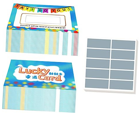 NUOBESTY Scratch off Karten Für Diy Grußkarten Rubbelkarten Zum Entfernen Und Wiederverwenden Für Hochzeiten Geburtstage Und Andere Festlichkeiten
