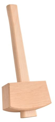Homoyoyo Holzhammer Für Holzbearbeitung Kleiner Hammer Aus Holzmaterial Kompakt Und Robust Geeignet Für Heimwerker Und Zimmerarbeiten