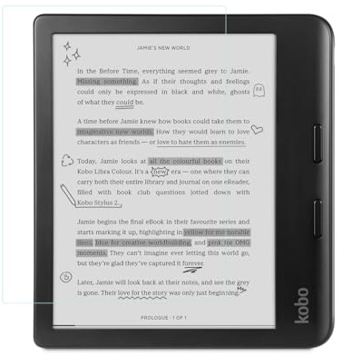 Schutzglas Folie für Kobo Libra 2 Libra Color 2024 Tolino Vision Color 7 Zoll Tablet Display Schutz Displayglas