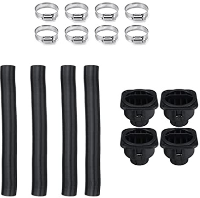 PEVAVFZMMY Drenatura del tubo di ingresso dell'aria del tubo flessibile preriscaldatore di 42mm + scarico del condotto del riscaldatore della macchina Outlet caldo for i riscaldatori Tubo di condotta