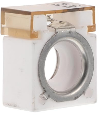 VINTORKY Batterie Sicherung 50A 58V Keramik Wasserdicht Ringförmig Kompakt Für Auto Yacht Marine Stromkreisschutz Einfache Montage