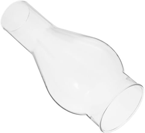 jojofuny Kerosene Lamp Replacement Glass Vintage Oil Lamp Glass Cylinder for Petroleum Clear Shade Accessories for Emergency Lighting Diameter Height Opening