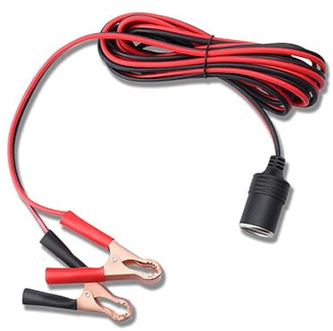 Wsdsgz 12V 24V Car Battery Clamp To Car Female Power Socket Extension Cord For Automotive Device Power Cable