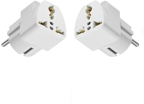 All Countries to EU Travel Adapter - Worldwide to European Plug Adapter - Travel Plug Converter All Countries to EU Type - USA, UK, Europe, Africa, Middle East, Asia, Australia & More (2)
