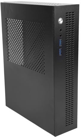 ITX Computer Case Professional USB 3.0 Toda la Caja de PC de enfriamiento de Acero, ITX Puede soportar o mentir USB 3.0 Todos los aceros pequeños adecuados para Accesorios para