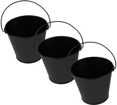 SUPVOX 3pièces Lot de Seaux à Graisse Barbecue Récupérateur de Graisses et Huiles Accessoire Pratique pour Grillades Extérieures