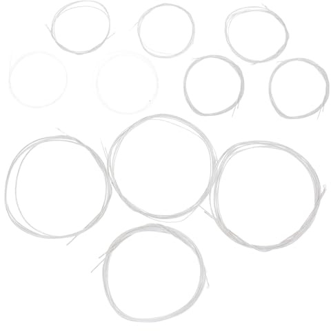 TOYANDONA 11stücke Nylon Oud-saitensatz aus Legierung für Anfänger und Profis Warmes Klangprofil Versilberte Wicklung Strapazierfähige Beschichtung für Langlebiges Spiel