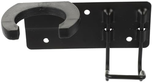 UPKOCH Praktischer Mikrofonhalter Aus Robustem Eisen Wandmontierter Mikrofonaufhänger Für Kabellose Mikrofone Ktv Bühnenzubehör Mit Kabelhalterung Langlebig Und Platzsparend
