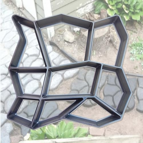 Moule Pas Japonais Exterieur Jardin, Moules à Béton en Plastique, Moule de Trottoir, Dalle de Béton Carrée à Faire Soi-même, 36/43/50cm en Option