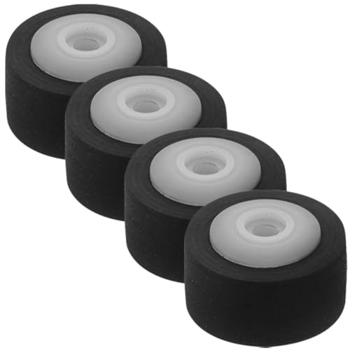 VILLCASE Rullo di Pressione in Plastico e Gomma Set 4 per Registratore Nero Trasmissione di e Alta Resistenza per