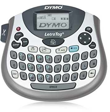 Dymo S0758360 Hand-BeschriftungsgerätLetraTag LT-100T, Grau/Silber
