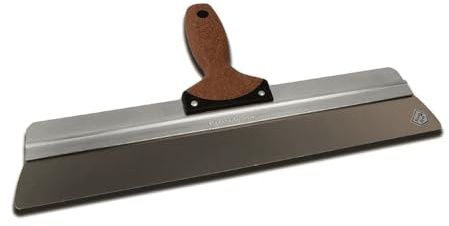 NELA Premium Alu-Rakel BiKoGRIFF Kork 300mm rostfrei Flächenspachtel Malerspachtel 100% Made in Germany