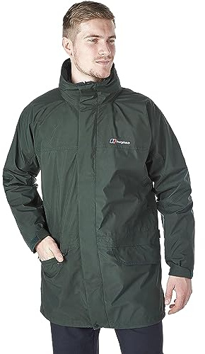Berghaus Men's Cornice Long Interactive Shell Jacket, Deep Forest, 2XL