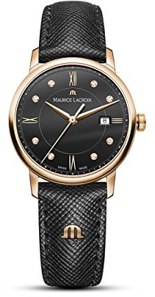 Maurice Lacroix Damen Analog Quarz Uhr mit Leder Armband EL1094-PVP01-350-1