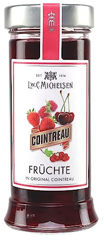 L.W.C. Michelsen - Confiserie Früchtetopf mit Cointreau (225g) |Frische Früchte in original Cointreau | Aus der Hamburger Manufaktur - nach traditioneller Rezeptur