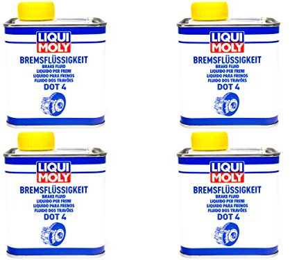 LIQUI MOLY Bremsflüssigkeit DOT-4 4 Stück á 500 ml