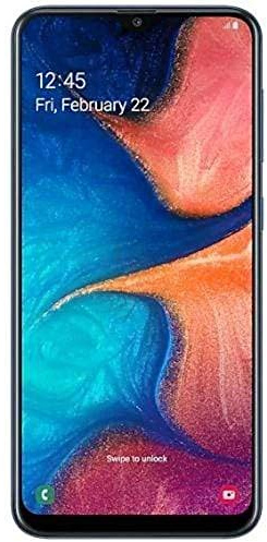 Samsung Galaxy A20 Dual SIM 32GB 3GB RAM SM-A205F/DS Blau SIM Free