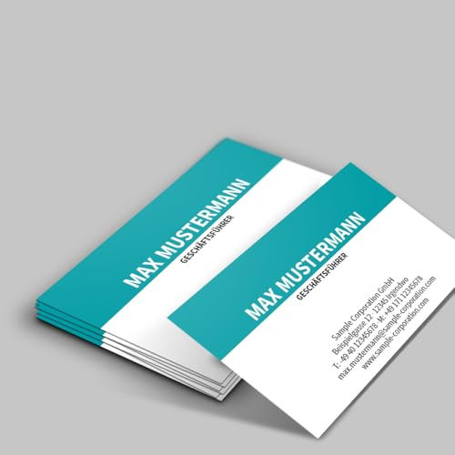 Visitenkarten, prinux, Professionell, 150 Stück, 400g-Karton, mit Wunschtext - Text, Schriftart und Farben sofort online anpassen