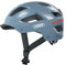 ABUS Fahrradhelm mit Licht - Hyban 2.0 LED - Vorder- und Rücklicht & robuste Hartschale - für Damen und Herren - Blau Glänzend, Größe L