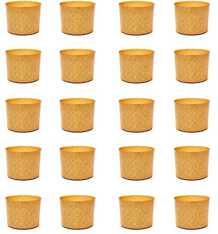 Stampo per Panettone Alto – Carta di Pura Cellulosa ideale per l’uso in Forno, monouso ad alta densità, Resistente, resistente al calore 200°C, calandrante. Idoneo per uso Alimentare (100 gr)
