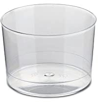 DIJUSA - Pack20 Unidades - Vaso Vino Chikito 220 ml - Reutilizable Color Transparente - Ideal para Vino, Cerveza, Aperitivos