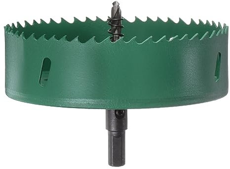 sourcing map Bimetall-Lochsäge, 125 mm, M42 HSS (Schnellarbeitsstahl), Lochsäge, Bohrer, Schneider für Holz, Kunststoff, Metall, Blech, Gipskarton