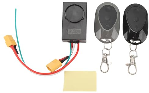 Alarma de Scooter Eléctrico, 115 DB Alarma Antirrobo de Bicicleta, Control Remoto, Compatible Con Interfaz XT60, 36-55 V, para Scooter Eléctrico, Bicicleta, y Protección Íntegra para Cualquier