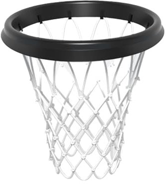 Oshhni Basketballkorb-Netz, 45 cm, abnehmbares professionelles Standard-Basketballnetz für Basketball-Wettbewerbe, Basketballplatz, Kinder
