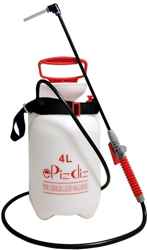 ePizdiz Watering Can Device for Watering Hanging Plant Basket Hard to Reach High Plant Waterer Sprayer 1 Gallon (Red 4L)