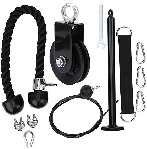 DIY Home Pulley Seil Arm Kraft Trizeps Training Fitnessgeräte Kit für Kraftübungen