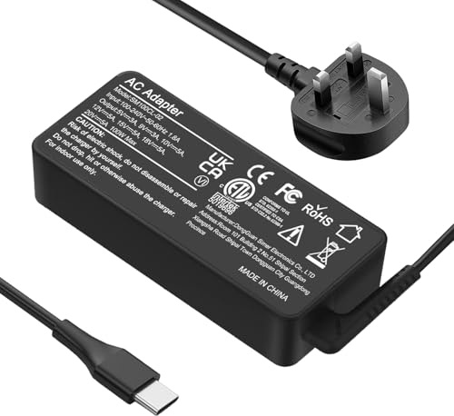 SLDYAPCX Universal 100W USB C Power Adapter Fast Charger Compatible with MacBook Pro/Air 16/15/14/13 Inch Air 13 Inch 2021/2020/2019/2018, iPad Pro and All USB-C Device