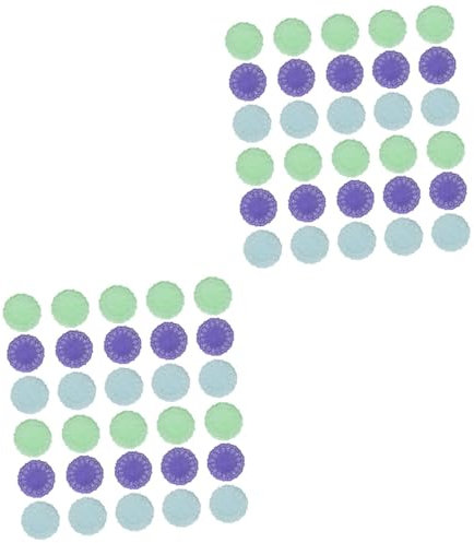 Amosfun 600 Pcs Torta Rilievo Di Carta Centrini Di Carta Rotondi Centrini Della Torta i Di Di i Colorati Di Imballaggio Di Rotondo Pad Macrame