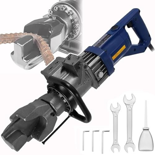 SNBGRYE Plieuse éLectrique De Barres d'acier 900W, Plieuse Hydraulique De Barres d'acier, Angle De Pliage 5S 0°-130°, DiamèTre De Pliage : 4-16mm, pour Acier Rond, Fer Plat