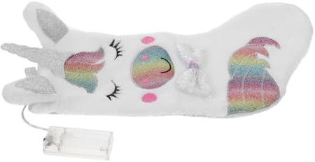 Zerodeko Led-weihnachtsstrumpf Einhorn Mit Beleuchtung Große Hängedekoration Festival-Tasche Kreativer Leuchtender Nikolausstrumpf Für Junge Mädchen Und Weihnachtsfeier