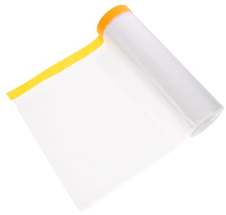 Housoutil Fensterisolationsfolie Pe Schrumpffolie Wetterfest Mit Klebeband Wiederverwendbar Fenster Winterdämmset Für Fenster 1,5x20m