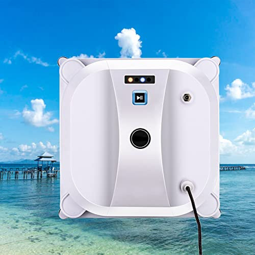Window Cleaner Robot - Electric Glass Cleaning Robot with Remote Control, 2500PA Suction Power, Anti-Drop Feature for Indoor and Outdoor High Windows