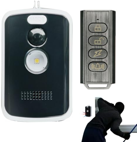 Perimeter Trip Alarm - Remote-Controlled Camp Security, Motion Sensor Device | Portable Safety Defense Equipment for Outdoor Activities, Hiking, Camping, Wildlife Alert, Perimeter Protection Gear