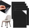 ARTGUTS 5pcs Almohadillas de Espuma Autoadhesivas 210 x 300 x 3mm, Espuma EVA Antideslizante con Adhesivo, Protección para Muebles, Bricolaje y Decoración (Negro)