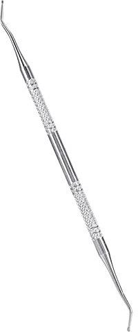 Fockety Dual-Ended Stainless Steel Nail File and Cleaner for Ingrown Toenail Care Podiatry Tool Without Surgery for Personal and Professional Use