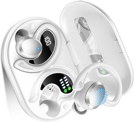 jebyltd Écouteurs De Sport À Maintien Ferme Oreillettes À Blocage Actif Indice IPX5 pour Partenaire Musical Écouteurs De Sport