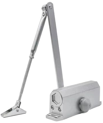 Chiudiporta automatico con chiusura idraulica regolabile, velocità, arresto di posizionamento, supporto protettivo, 1 pezzo(20-45KG)