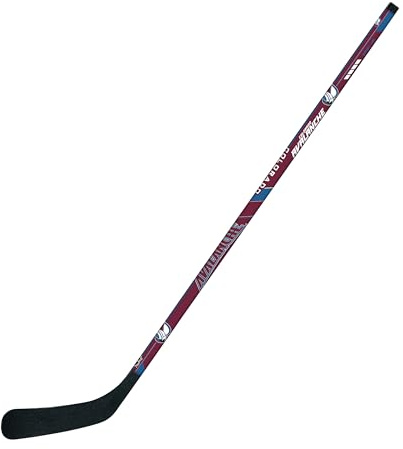 Franklin Sports NHL Colorado Avalanche Team 48-Inch Vinyl Hockey Stick (Left), Junior, Red
