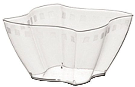 PZ 100 COPPETTE DI PLASTICA MEDIE CC 250 TRASPARENTI PER GELATI YOGURT MOUSSE SEMIFREDDI