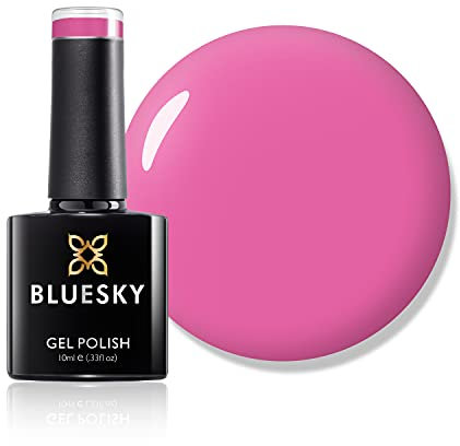 Bluesky Gel Nail Polish, Pastel Blossom A098, Bright, Bubblegum, Pink, Long Lasting, Chip Resistant, 10 ml (Requires Curing Under UV LED Lamp)