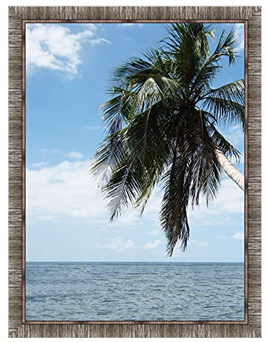 Cadre Haut de Gamme Chocolat strié Luxe, 4.3 cm de Largeur, 40x60 cm / 60 x 40 cm Cadre Photo Mural