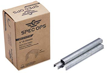 Spec Ops Tools 1/4 Staples for M68E Plier Stapler, 5,000 Pack, 3% Donated to Veterans