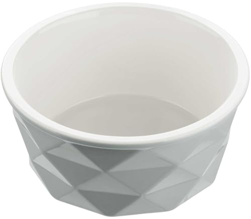 Hunter EIBY Keramik-Napf, Futter- und Trinknapf, rutschhemmend, 1900 ml, grau