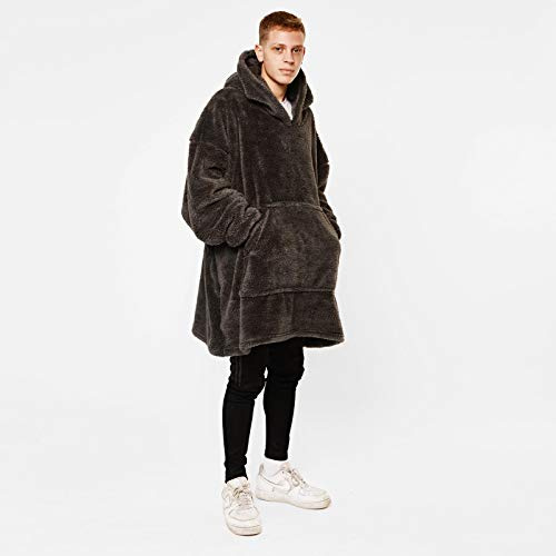 Brentfords Unisex Hoodie Decke Teddy Fleece Blanket (pack of 1)